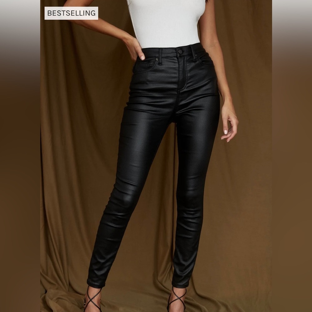 12th Tribe Nixon Black Coated Pants